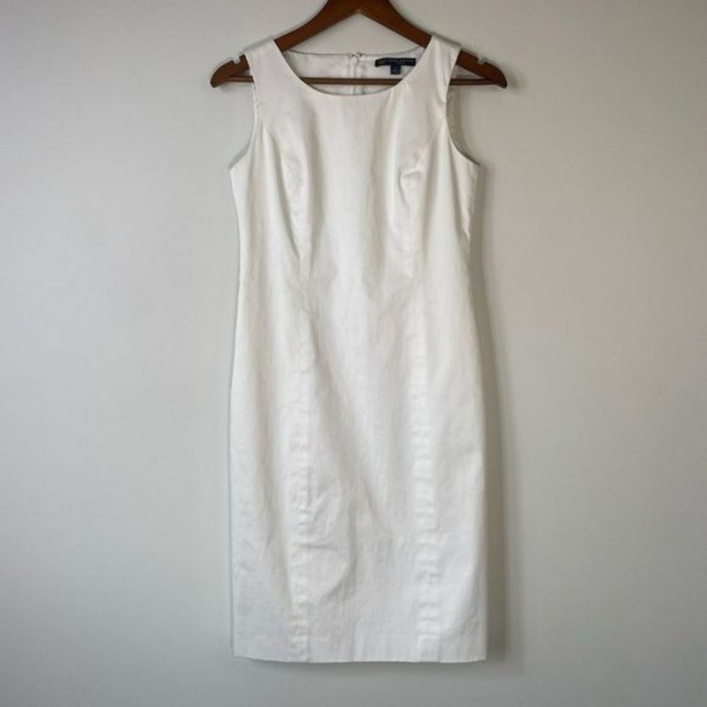346 Brooks?Brothers White?Dress Sz 2